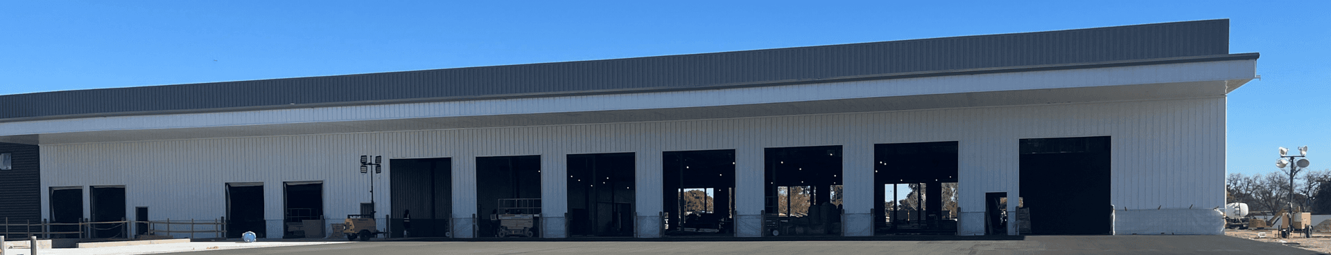 Commercial shop metal building