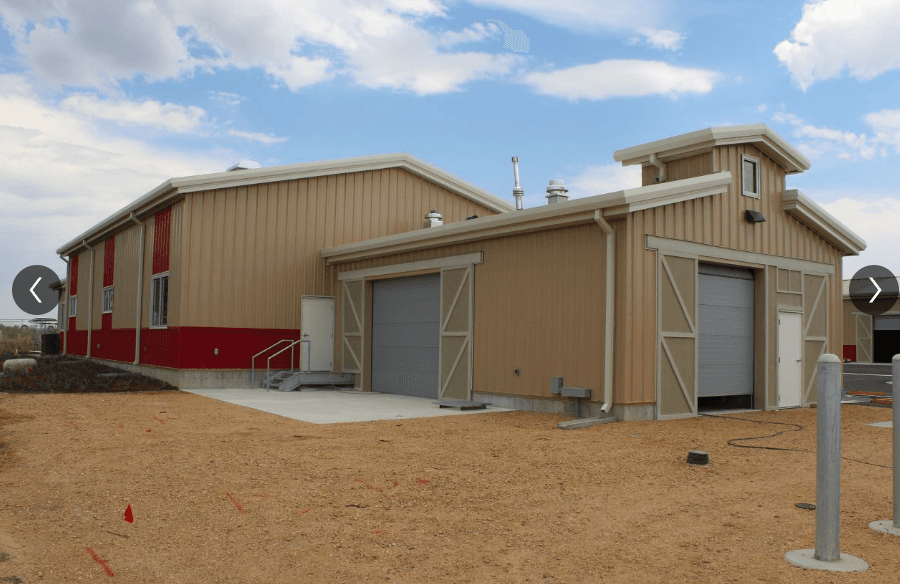 Shop and office metal building